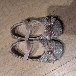 Girls Rhinestone Dress Shoes